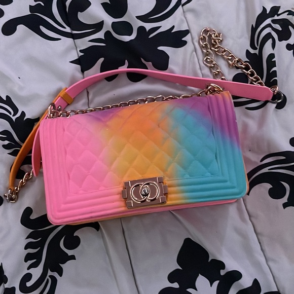 multicolored crossbody bag - Picture 2 of 2